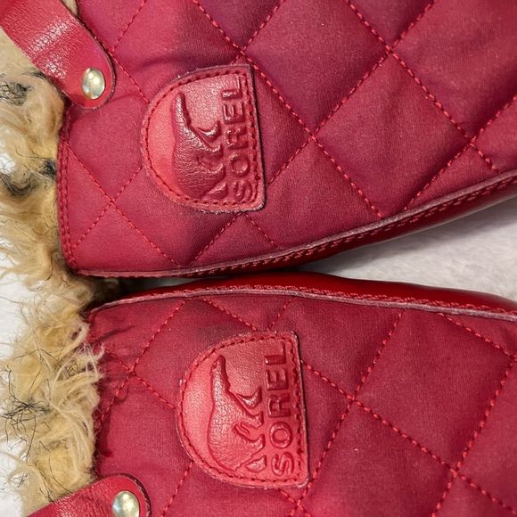 Sorel Red and Black Winter Boots - Picture 3 of 5